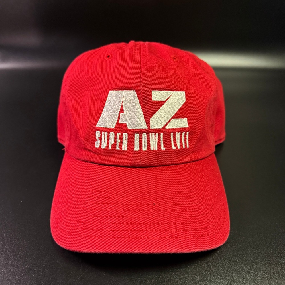 47 Brand Super Bowl LVII Arizona Red Cotton Adjustable‎ Hat Mens OSFA